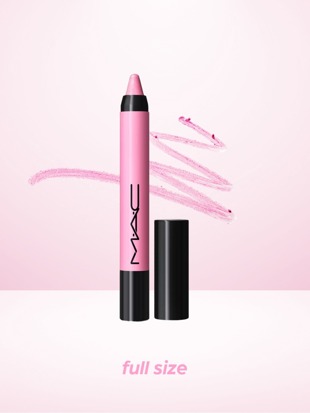 MAC Cosmetics Dazzlelips Crayon Spaced Out pink